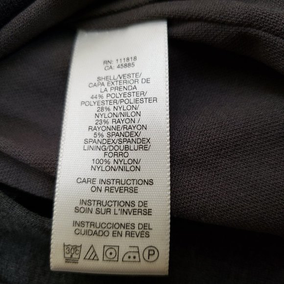 Michael Kors Dark Heather Gray Knit Skirt Size 6 - Picture 10 of 10